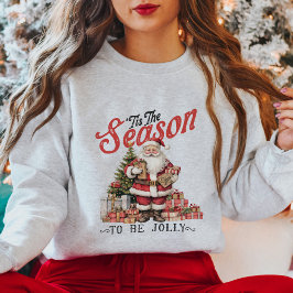 Moletom Papais noeis e Árvore de Natal