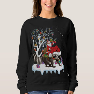 Moletom Papais noeis Engraçados De Lighting Tree Andando R