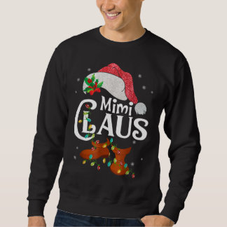 Moletom Papais noeis Engraçados Família de Natal Mimi Clau