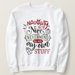 Moletom Papais noeis engraçados lista de adultos unisex