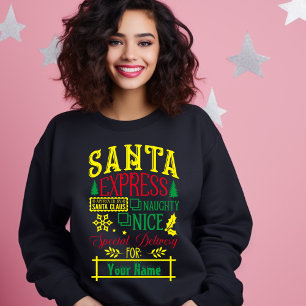 Moletom Papais noeis Express aprovados pelo Papai Noel par