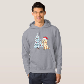 Moletom Papais noeis festivos Cachorro Hoodie - Feliz Nata