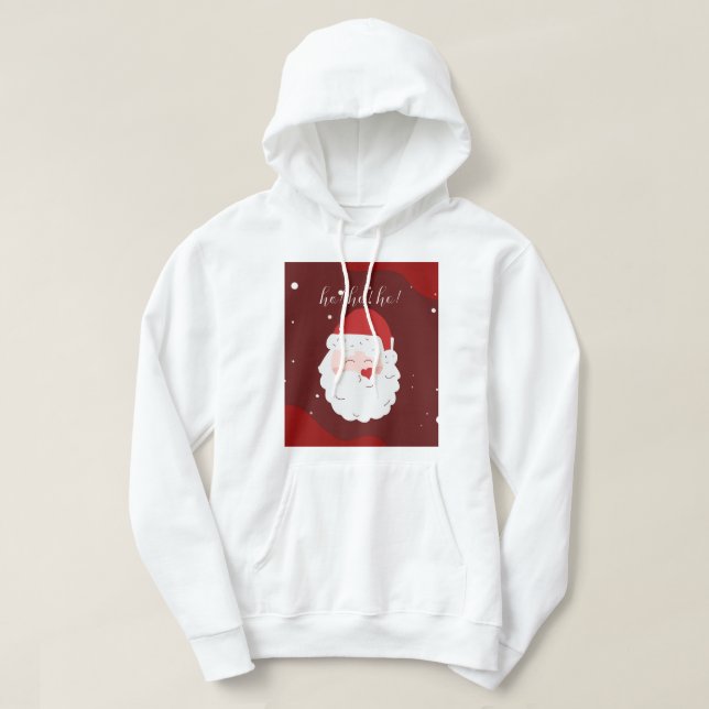 Moletom papais noeis! Ho! Ho! Hoodie Natal - Perfeito (Frente do Design)