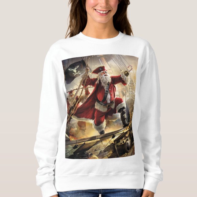 Moletom Papais noeis piratas (Frente)