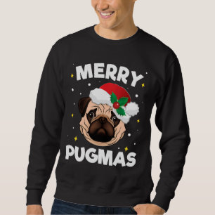 Moletom Papais noeis Pug Natal Presente para Pug Lover Fel