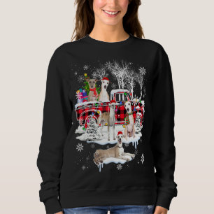 Moletom Papais noeis Que Recolhem O Truck Christm Com Xadr