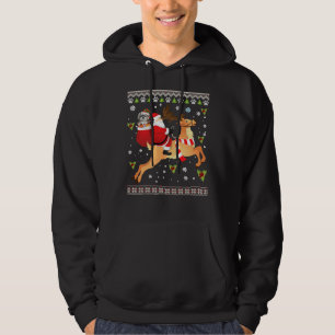 Moletom Papais noeis Reindeer Shih Tzu Dog Presente
