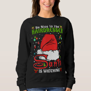 Moletom Papais noeis Xmas Pajamas Sejam Bons Ao Hairdresse