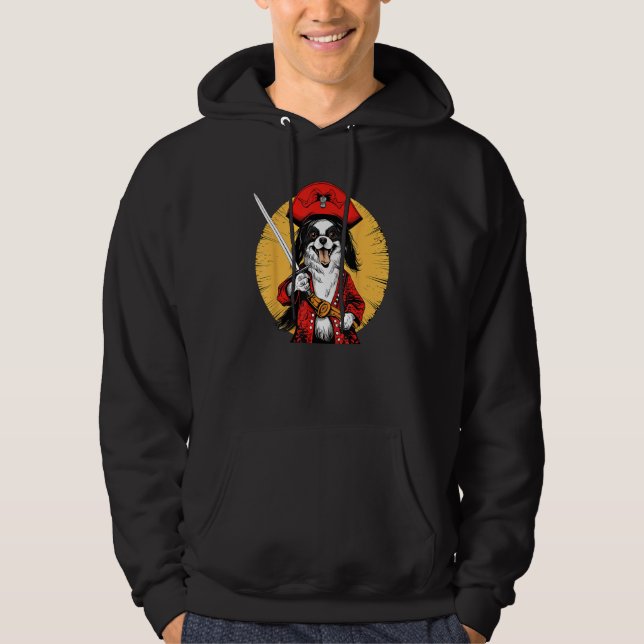 Moletom Papillon Pirate Engraçado Capitão (Frente)