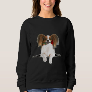 Moletom Papillon Rosa Zipper Dog Pocket