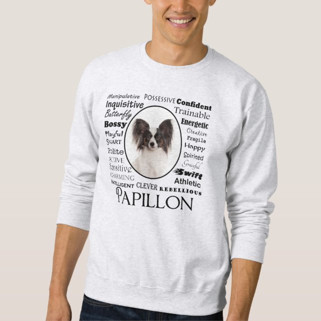 Moletom Papillon Traits Sweatshirt (Frente)