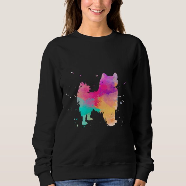 Moletom Papillon Watercolor Paint Splat (Frente)