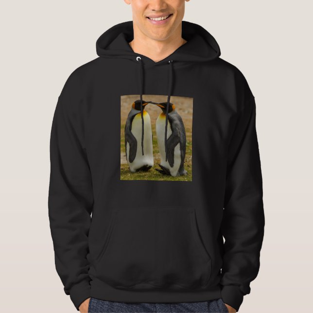 Moletom Par de pinguins-imperadores, Ilhas Falkland (Frente)