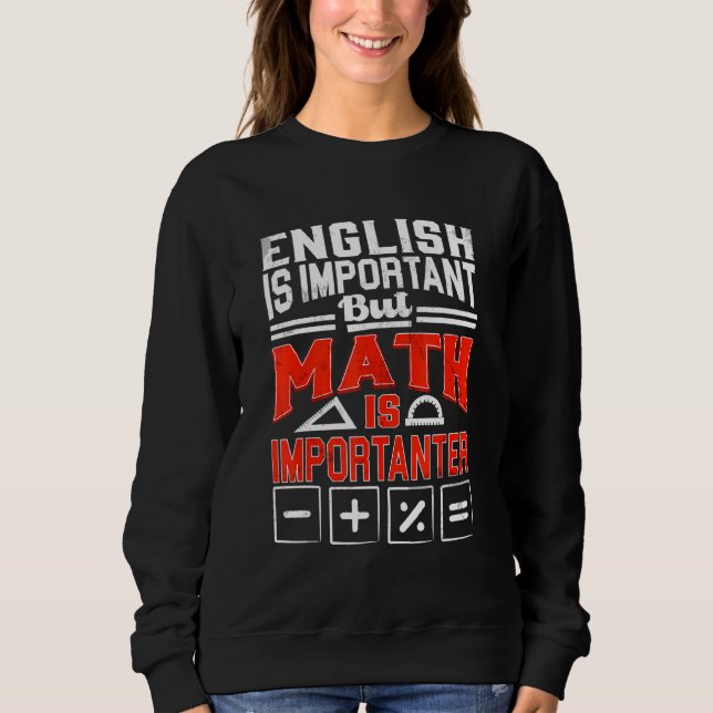 Moletom Para As Adolescentes Matemáticas Para Professores (Frente)