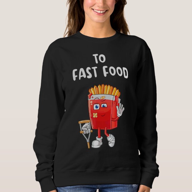 Moletom Para Fritas de Comida Rápida de Comida Rápida (Frente)
