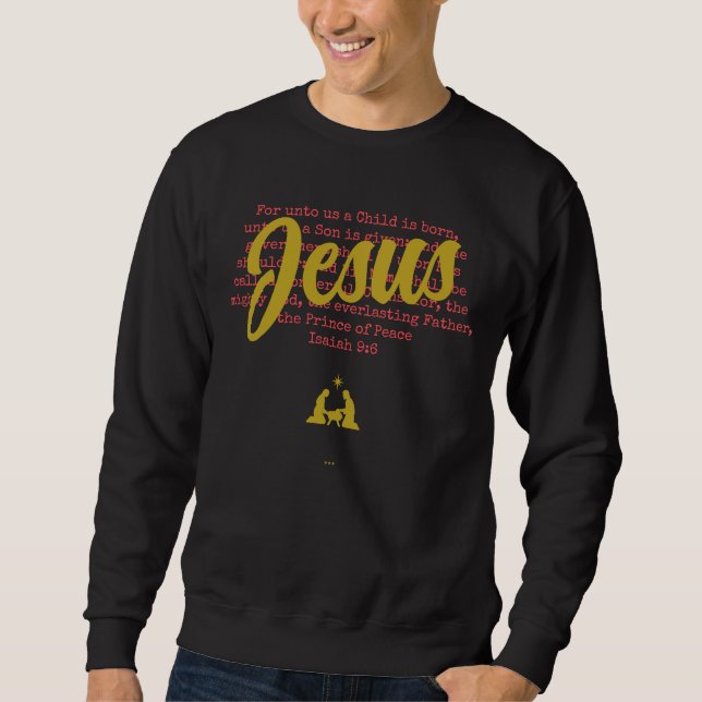 Moletom PARA NÓS JESUS Natal em Ouro Branco (Frente)
