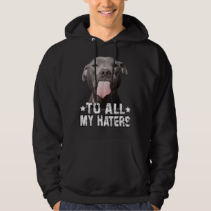 Moletom Para Todos Os Meus Odiadores Engraçados Cachorro D