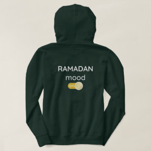 Moletom para trás e frente do humor Ramadã em islamismo mu