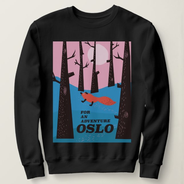 Moletom Para Uma Aventura Oslo (Frente do Design)