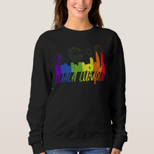 Moletom Parada do Orgulho Skyline do Orgulho Kuala Lum