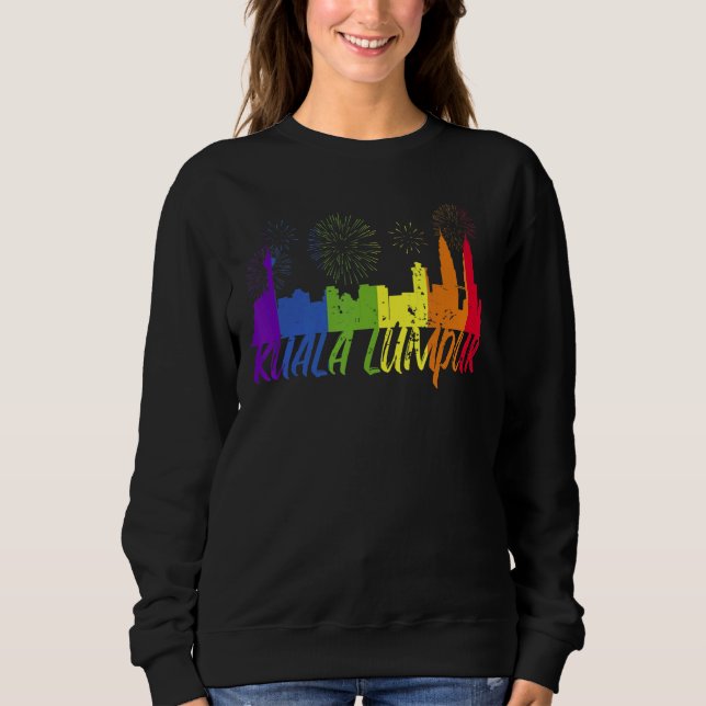 Moletom Parada do Orgulho Skyline do Orgulho Kuala Lum (Frente)