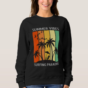 Moletom Paradise de Surf Vibrações de Verão Verão