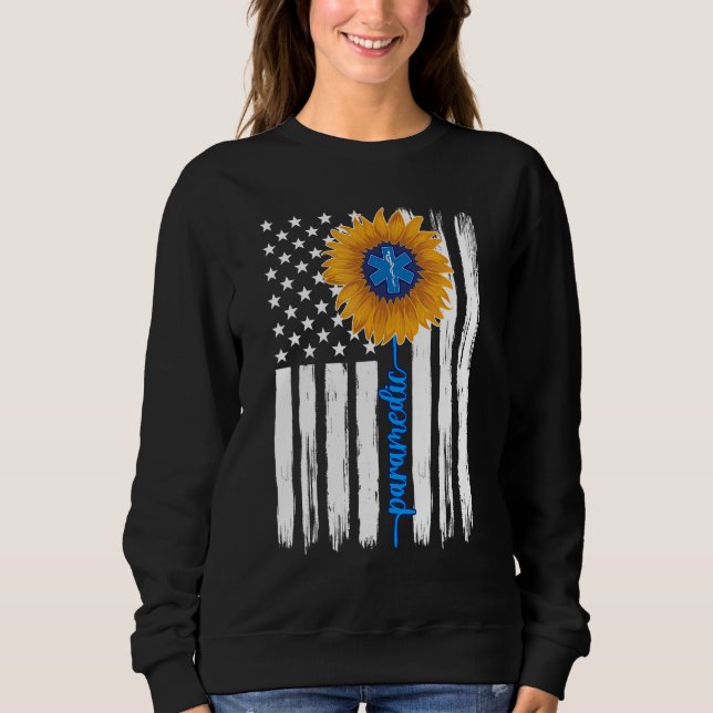 Moletom Paramedic Sunflower US Flag Paramedic 1 (Frente)