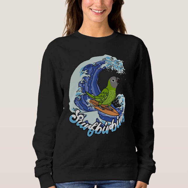 Moletom Parapito Surfbirbing I Dusky com cabeçalho Conure (Frente)