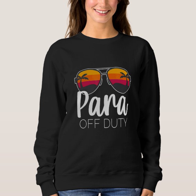 Moletom Paraprofessionnelle Off Duty Sunglass Beach Su (Frente)