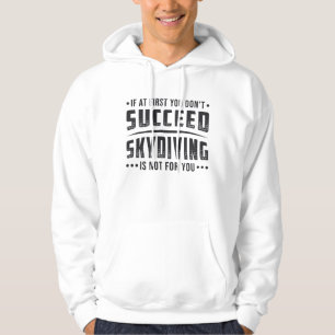 Moletom Paraquedas Skydiver com Sucesso Skydiving Legal