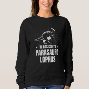 Moletom Parasaurolophus Dinossauro Futuro Paleontologia Di