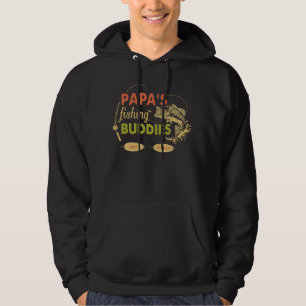 Moletom Parceiros de pesca do papai Nome personalizado dos
