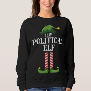 Moletom Parcela de Natal do Grupo Familiar do Elf Político
