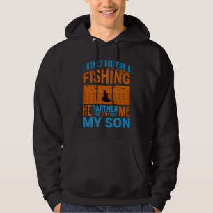 Moletom Parceria de Pesca Design Pai e Filho