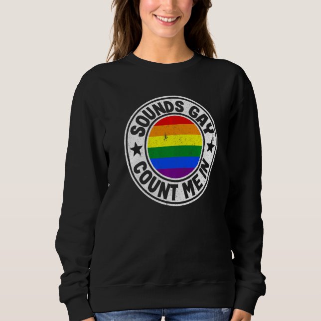 Moletom Parece Gay Me Conta Sinal de Igualdade Arco-íris L (Frente)