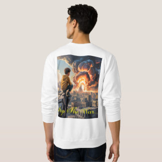 Moletom Parem a Guerra - Protesto Emocional Anti-Guerra Ar