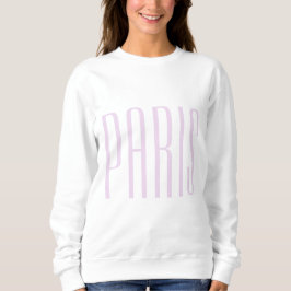 Moletom Paris France sweater lilac