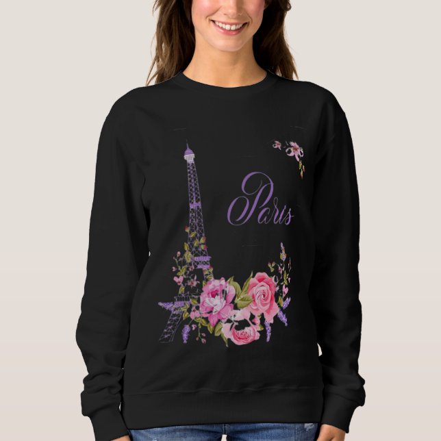 Moletom Paris in Bloom Midnight in Paris Floral Paris Roma (Frente)