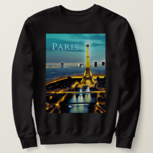 Moletom Paris sob o céu azul turquesa