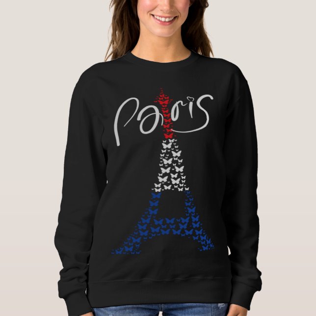 Moletom Paris Vacation French Souvenir I Love Paris Eiffel (Frente)