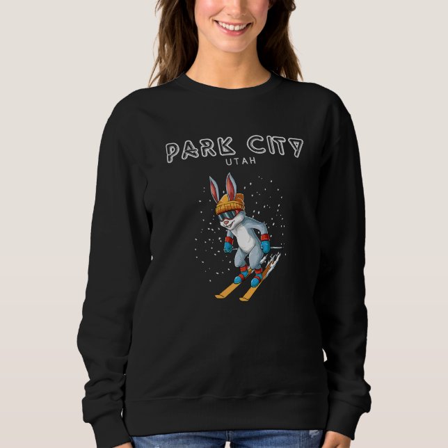 Moletom Park City North Utah Ski Rabbit (Frente)