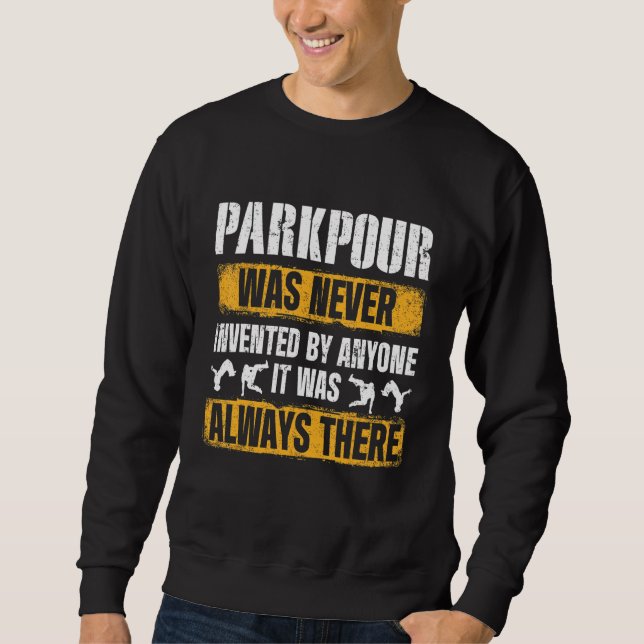 Moletom Parkour Para Parkour Runner Traceur Freestyle Runn (Frente)