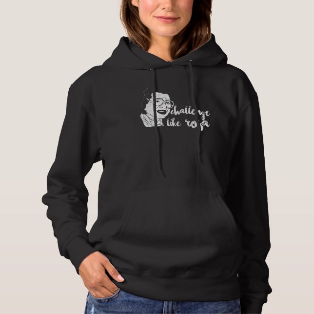 Moletom Parks Rosa Inspirational Black History Month (Frente)