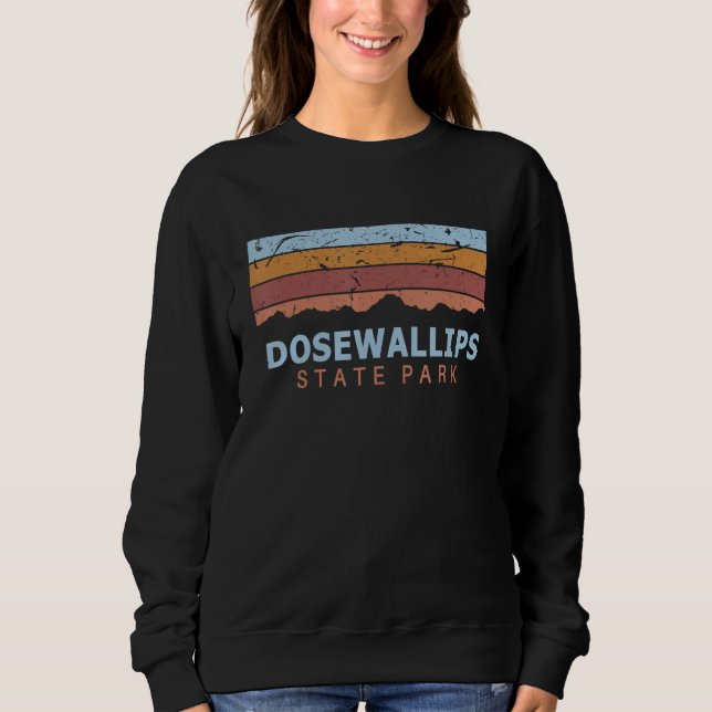 Moletom Parque Estadual Dosewallips Washington Retro Legal (Frente)