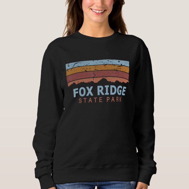 Moletom Parque Estadual Fox Ridge Illinois Retro Bacana (Frente)