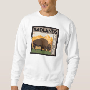 Moletom Parque Nacional Badlands   Buffalo