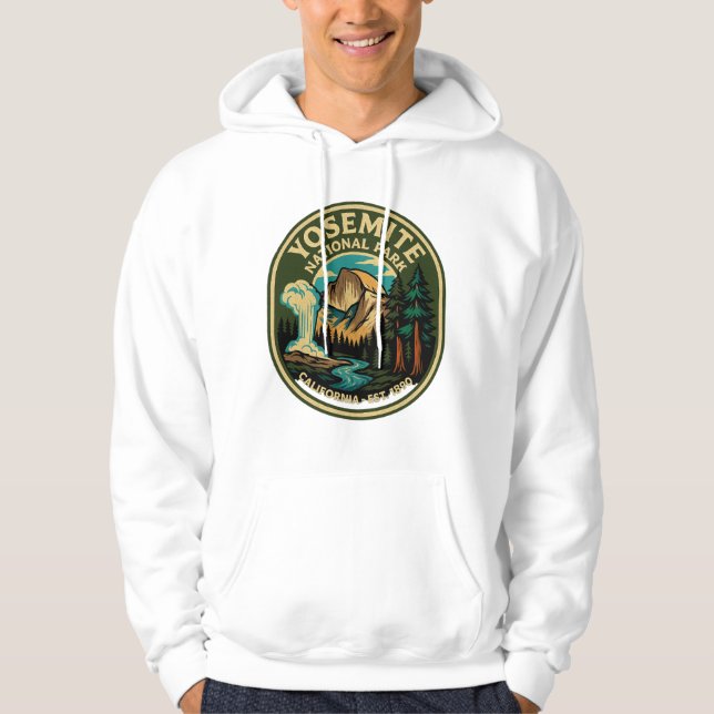 Moletom PARQUE NACIONAL DE YOSEMITE - Emblema Antigo de Gu (Frente)
