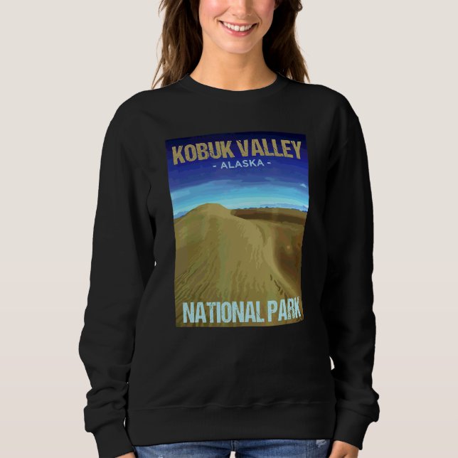 Moletom Parque Nacional Vale Kobuk Alasca Design de Poster (Frente)