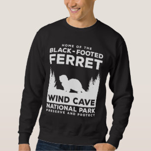 Moletom Parque Nacional Wind Cave South Dakota Ferret