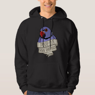 Moletom Parrot Poop Em Seus Inimigos Eu Violei O Anel Indi